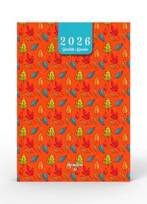 Denden 2026 Ajanda Yapraklar Turuncu DD-019 - 1