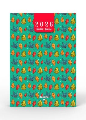Denden 2026 Ajanda Yapraklar Yeşil DD-019 - 1