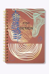 Denden Redactar Kırmızı 17x24 Defter Spiralli 224 Sayfa Sert Kapak - 2