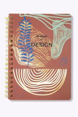 Denden Redactar Kırmızı 17x24 Defter Spiralli 224 Sayfa Sert Kapak - 2