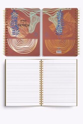 Denden Redactar Kırmızı 17x24 Defter Spiralli 224 Sayfa Sert Kapak - 3