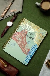 Denden Redactar Yeşil 17x24 Defter Spiralli 224 Sayfa Sert Kapak - 1