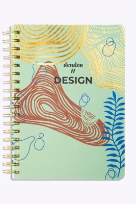 Denden Redactar Yeşil 17x24 Defter Spiralli 224 Sayfa Sert Kapak - 2