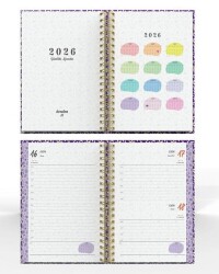 Denden Spiralli 2026 Flowers Ajanda 1 DD-020 - 3