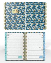 Denden Spiralli 2026 Flowers Ajanda 2 DD-020 - 2