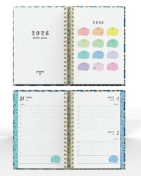 Denden Spiralli 2026 Flowers Ajanda 2 DD-020 - 3