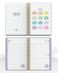 Denden Spiralli 2026 Flowers Ajanda 5 DD-020 - 3