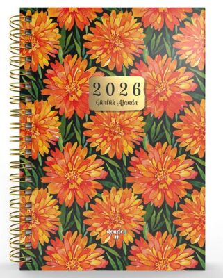 Denden Spiralli 2026 Flowers Ajanda 7 DD-020 - 1