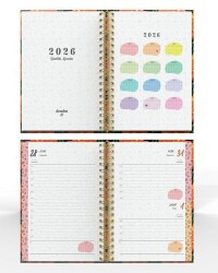 Denden Spiralli 2026 Flowers Ajanda 7 DD-020 - 3