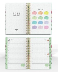 Denden Spiralli 2026 Flowers Ajanda 8 DD-020 - 3