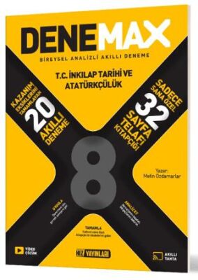 Denemax 8. Sınıf T.C. İnkilap Tarihi ve Atatürkçülük 20`li Akıllı Deneme - 1