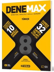 Denemax 8. Sınıf Türkçe 10’lu Akıllı Deneme - Hız Yayınları