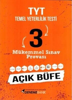 DenemeBank TYT Açık Büfe 3 Mükemmel Sınav Provası - 1