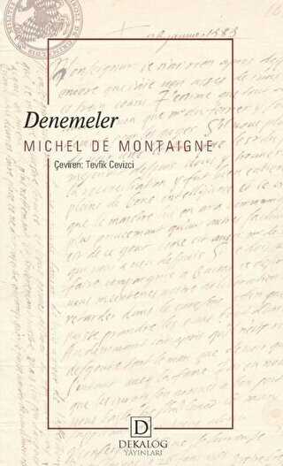 Denemeler - Dekalog Yayınları