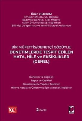 Denetimlerde Tespit Edilen Hata, Hile ve Eksiklikler Genel - 1