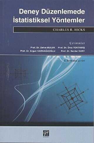 Deney Düzenlemede İstatiksel Yöntemler - Gazi Kitabevi