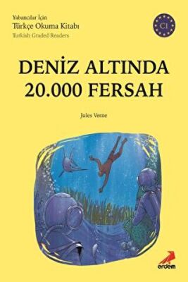 Deniz Altında 20.000 Fersah C1 Türkish Graded Readers kapağı