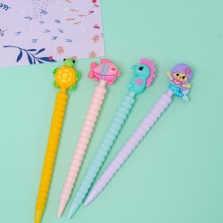 Deniz Hayvanları Versatil Kalem 0.7Mm 4Lü Set - BKM Kitap