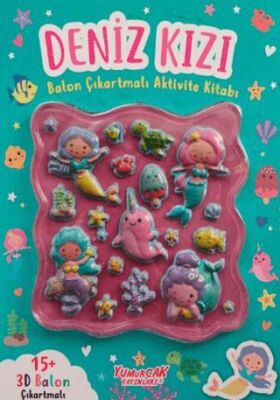 Deniz Kızı Balon Çıkartmalı Aktivite Kitabı - 1