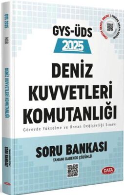 Data Yayınları Deniz Kuvvetleri Komutanlığı Personeli Görevde Yükselme Sınavı Soru Bankası - 1