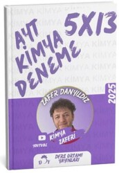 Ders Ortamı Yayınları 2025 AYT Kimya Deneme 5X13 Tamamı YouTube Anlatımlı - Ders Ortamı Yayınları