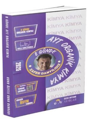 Ders Ortamı Yayınları 2025 Model 8 Günde AYT Organik Kimya Kampı Video Ders Kitabı - 1