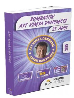 Ders Ortamı Yayınları 2025 Model Bombastik AYT 25 li Kimya Denemesi - 1