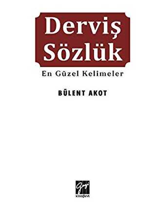 Derviş Sözlük - Gazi Kitabevi