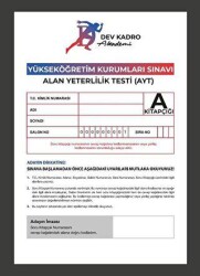 Dev Kadro Akademi Dev Kadro YKS AYT Tüm Dersler Türkiye Geneli Deneme - Dev Kadro Akademi