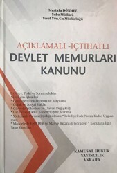 Devlet Memurları Kanunu - Kamusal Hukuk Yayıncılık