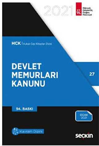Devlet Memurları Kanunu - Seçkin Yayıncılık