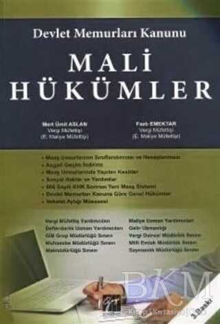 Devlet Memurları Kanunu Mali Hükümler - Gazi Kitabevi