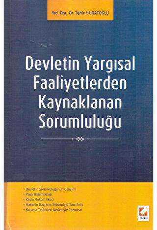 Devletin Yargısal Faaliyetlerden Kaynaklanan Sorumluluğu - 1