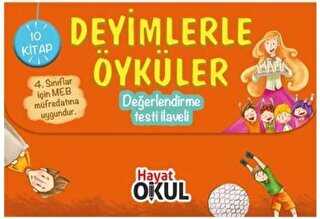 Deyimlerle Öyküler 4. Sınıf 10 Kitap Set - Hayat Okul Yayınları