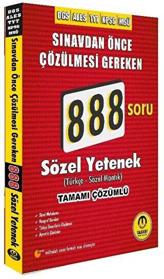 DGS ALES 888 Sözel Yetenek Video Çözümlü Soru Bankası - Tasarı Eğitim Yayınları