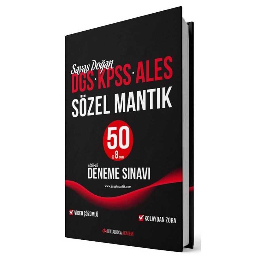 DGS KPSS ALES Sözel Mantık Video Çözümlü 50 Deneme Sınavı