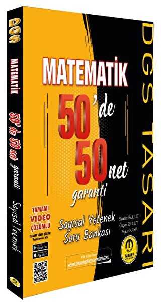 Tasarı Yayıncılık DGS Matematik 50`de 50 Net Garanti Soru Bankası