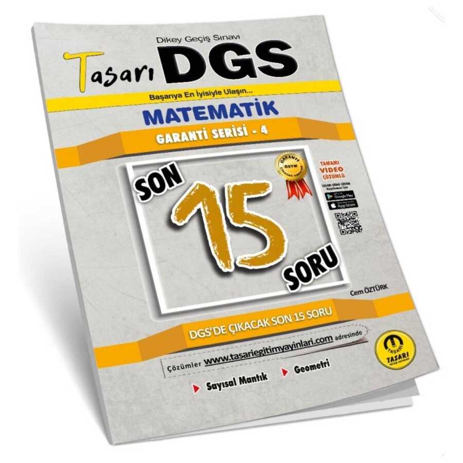 DGS Matematik Son 15 Soru Garanti Soru Bankası Tasarı Yayıncılık