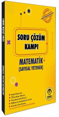Tasarı Eğitim Yayınları DGS Sayısal Yetenek Matematik Yıl Sonu Kamp Kitabı - 1
