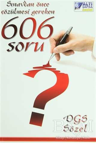 Tasarı Yayıncılık DGS Sözel - Sınavlardan Önce Çözülmesi Gereken 606 Soru