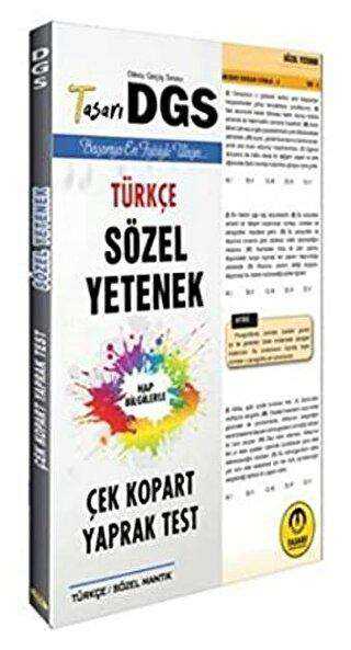 Tasarı Yayıncılık DGS Türkçe Sözel Yetenek Yaprak Test 2020