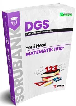 Kaplan Akademi DGS Yeni Nesil Matematik 1010+ Tamamı PDF Çözümlü Soru Bankası