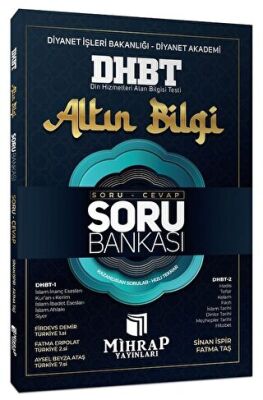 Mihrap Yayınları DHBT Altın Bilgi Soru Cevap Soru Bankası - 1