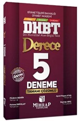 DHBT Derece 5 Deneme Çözümlü - Mihrap Yayınları