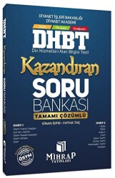 Mihrap Yayınları DHBT Kazandıran Soru Bankası Çözümlü - Mihrap Yayınları