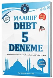 DHBT Tüm Adaylar Maaruf 5 Deneme Çözümlü - Mihrap Yayınları