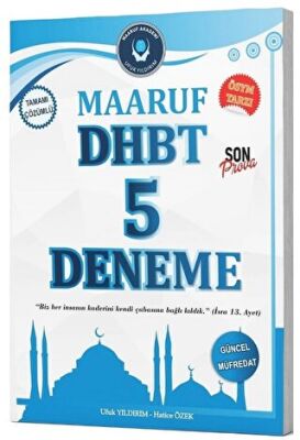 DHBT Tüm Adaylar Maaruf 5 Deneme Çözümlü - 1