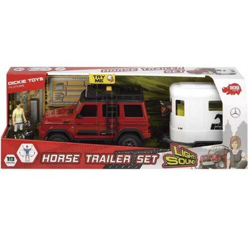 Dickie Toys Playlife Horse Trailer Set
