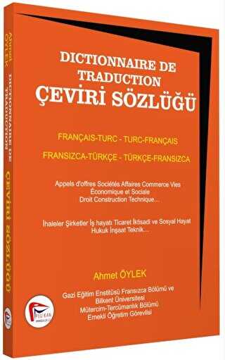 Dictinonnaire De Traduction Çeviri Sözlüğü - Pelikan Tıp Teknik Yayıncılık