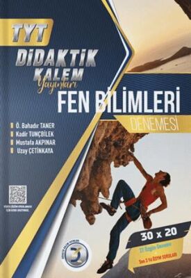 Didaktik Kalem Yayınları TYT Fen Bilimleri 30 x 20 Denemesi - 1